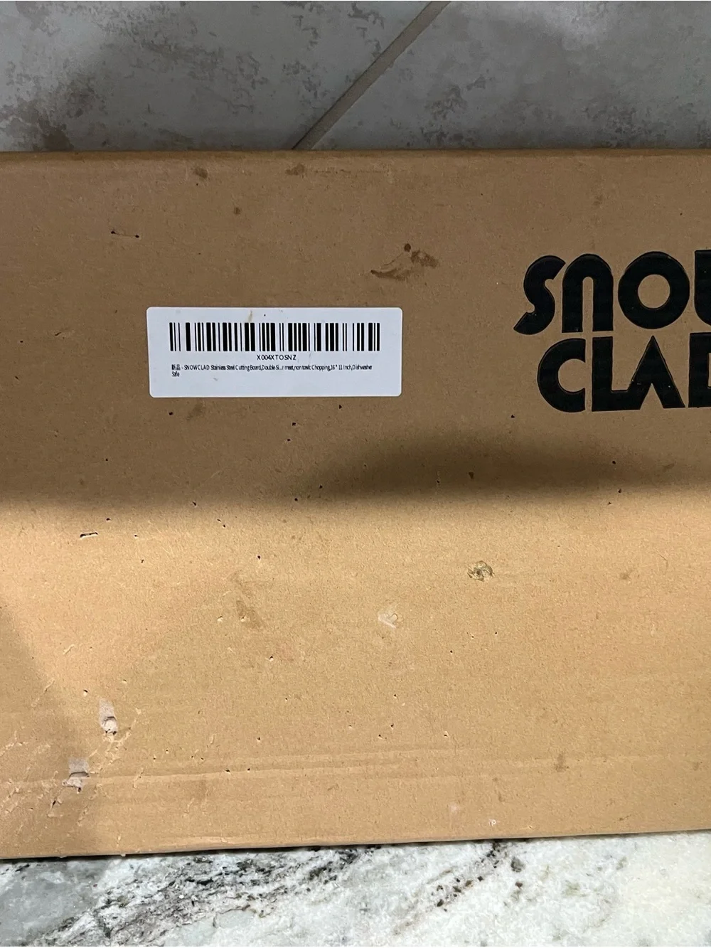 Snow Clad Stainless steel 16” cutting board